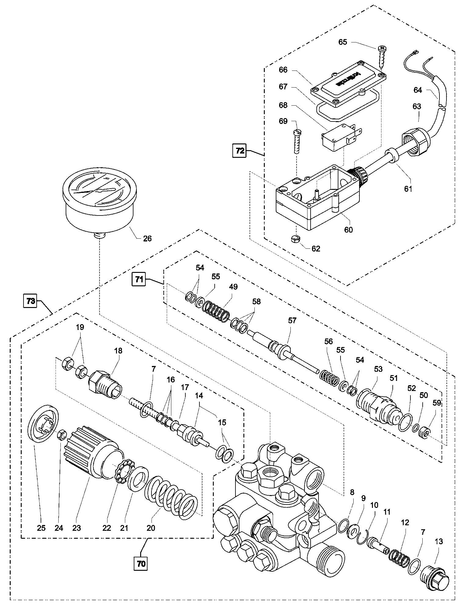 1122TST Primary parts diagram