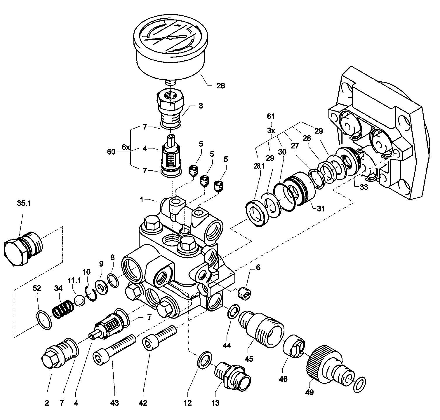 1122TST Primary parts diagram