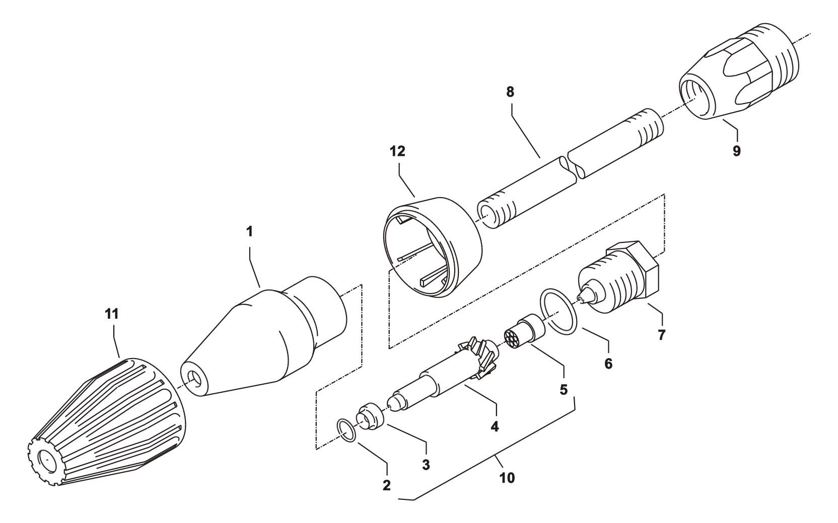 1122TST Primary parts diagram