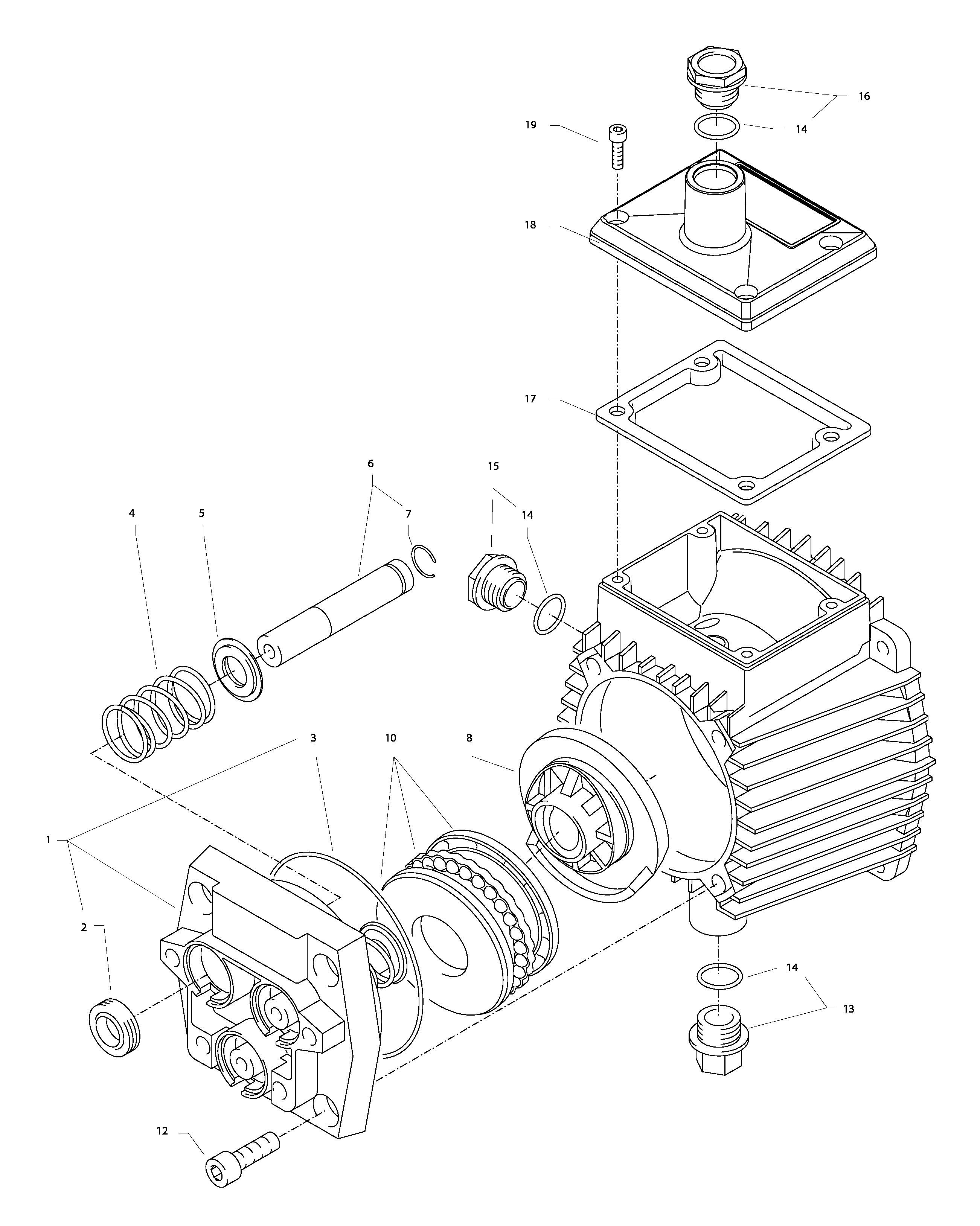 1122TST Primary parts diagram