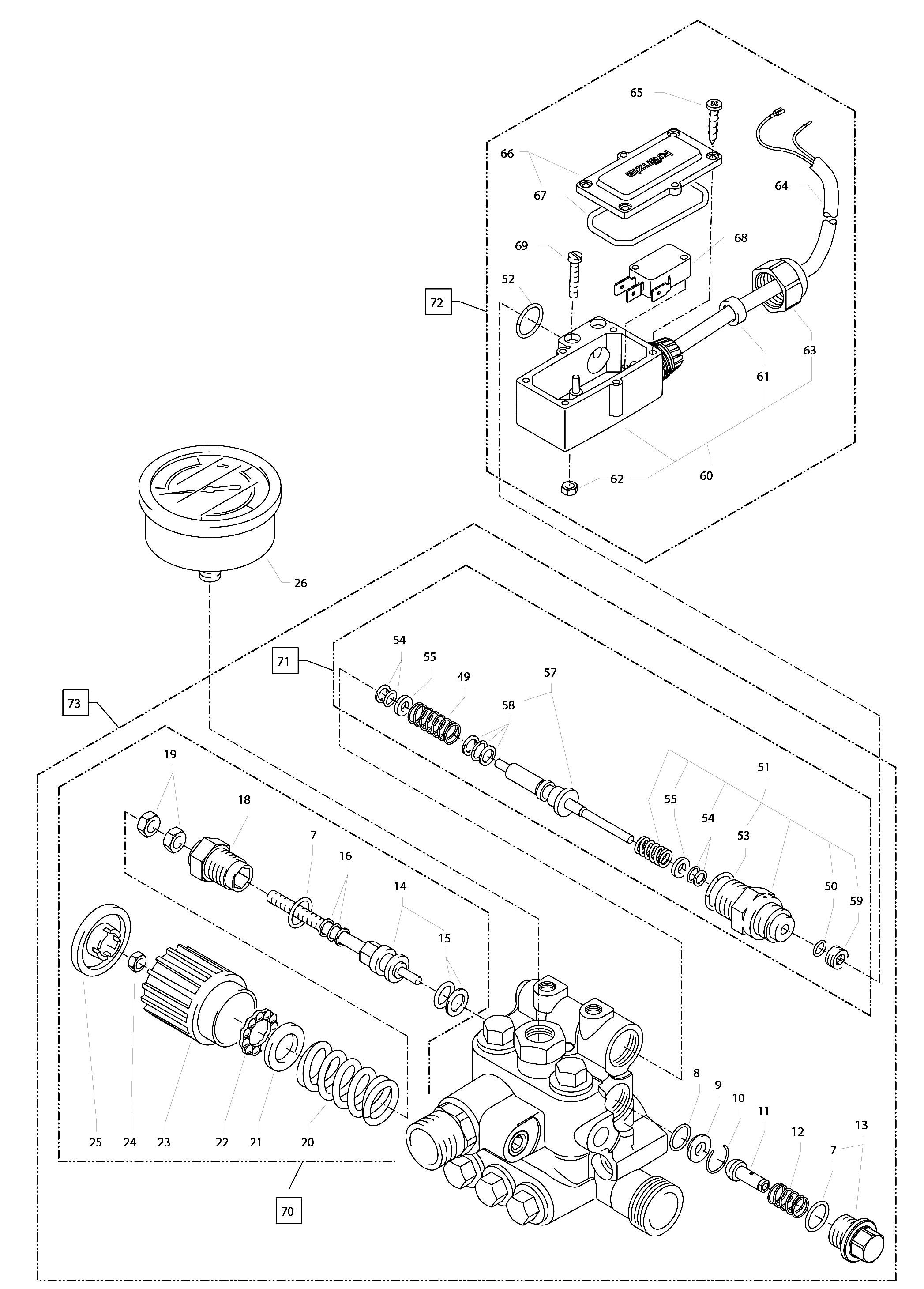 1122TST Primary parts diagram