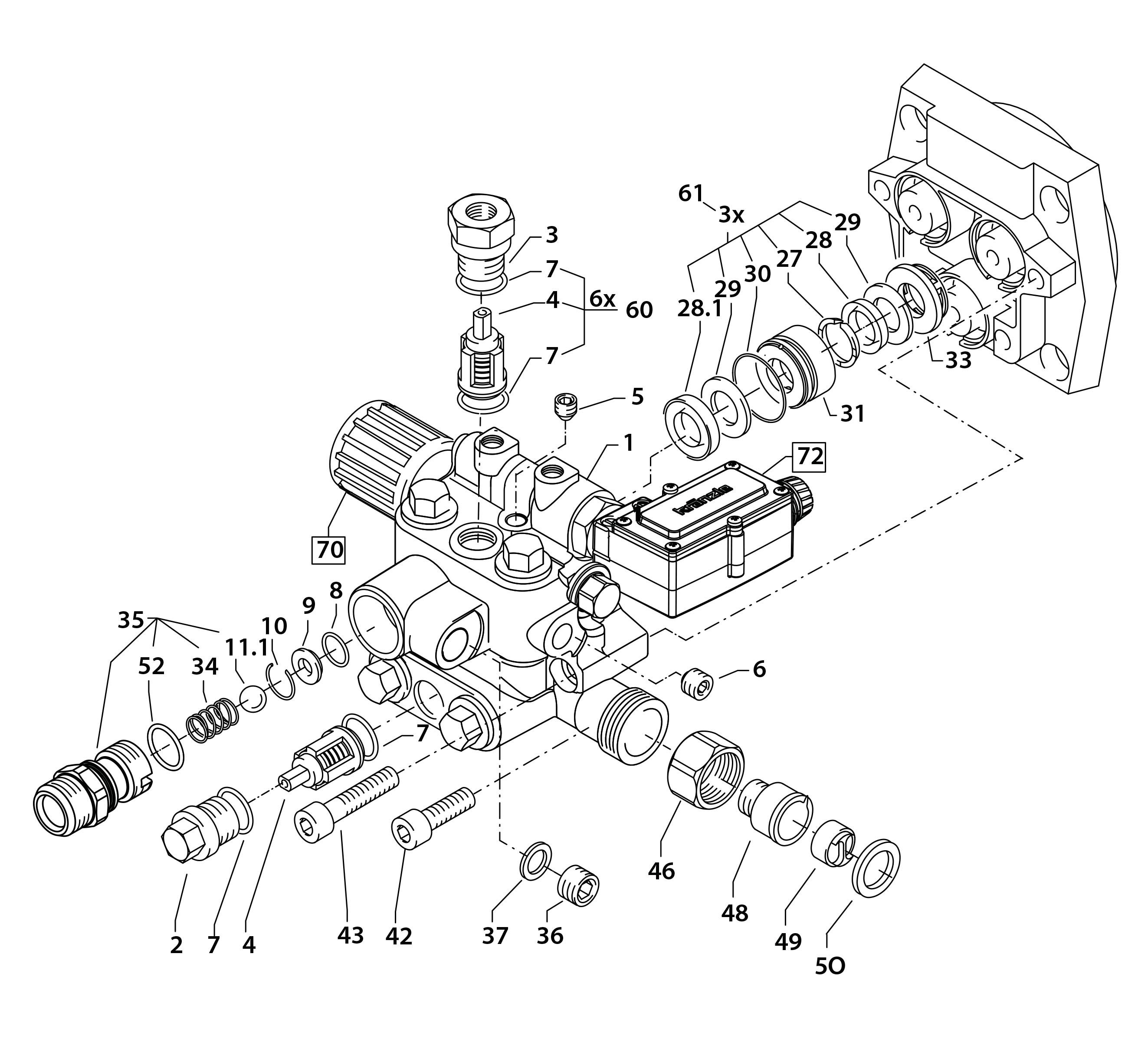 1122TST Primary parts diagram