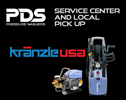 PDS Pressure Washers - Factory trained service and repair center - Local pick up point
