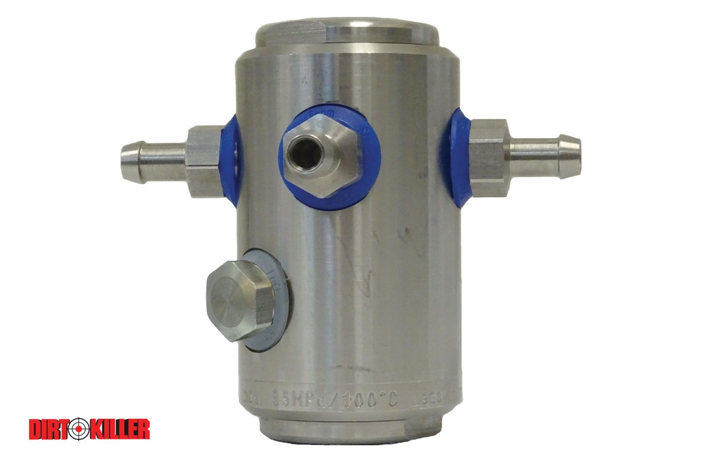 ST-160.3 Chemical Injector 9.0 Orifice - High flow and high dosing injector.  Allowings for metered mixture of up to three different cleaning solutions.  Includes (3) dosing nozzle sets.