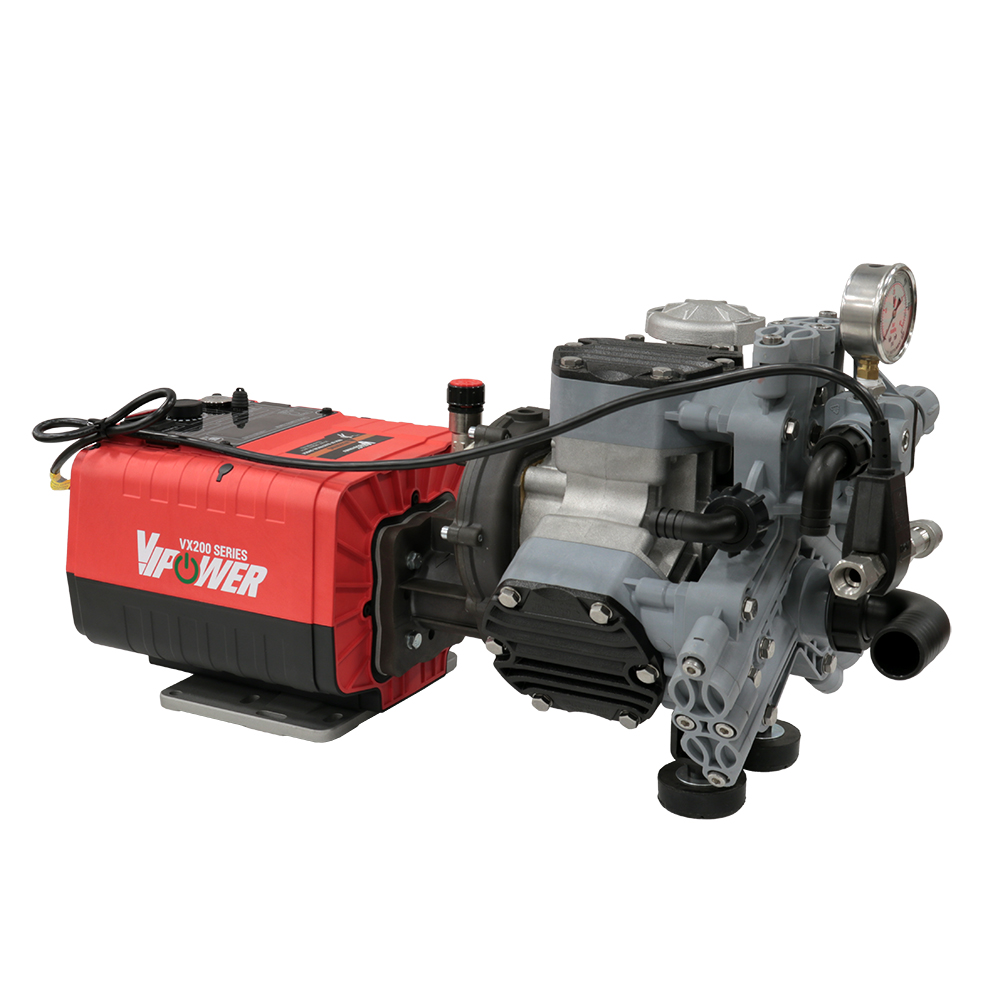 VX200 Battery Powered Soft Wash System With Comet M55BN Diaphragm Pump 