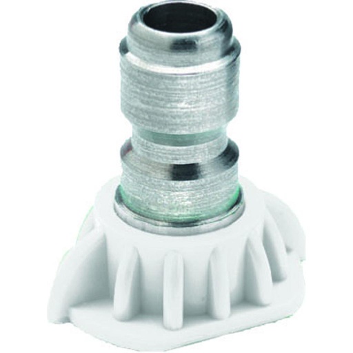 [5000110] White Flat Tip Nozzle 5.5-40 degree Quick Connect